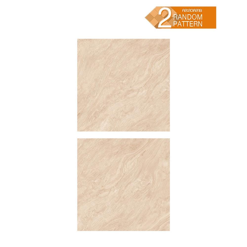 กระเบื้องพื้น 60x60 ซม. TARA เบอร์นาร์ด เบจ PM 1.44 ตร.ม.