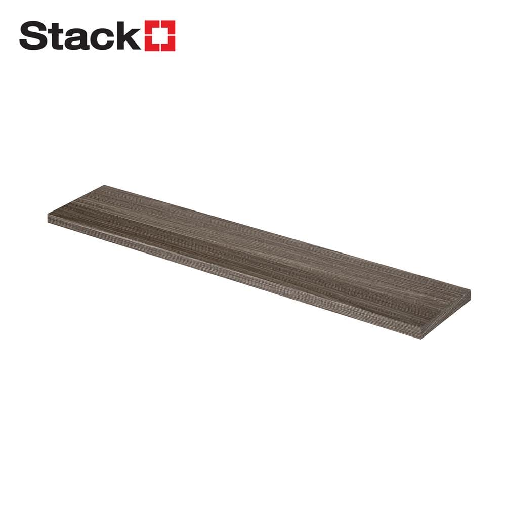 แผ่นชั้นไม้เมลามีน STACKO 120X20X1.6 ซม. สีวิชโอ๊ค