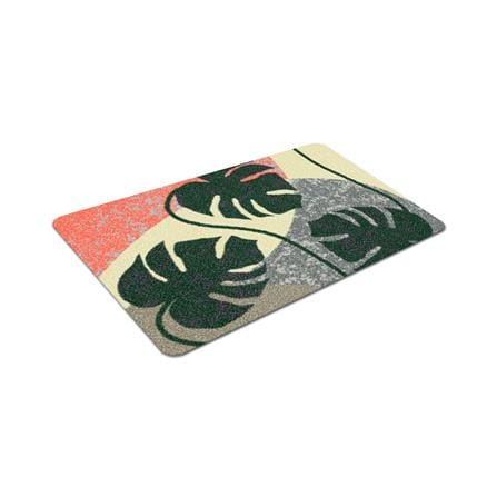 พรมเช็ดเท้าดักฝุ่น PRAW TROPICAL 50X75 ซม. สีเบจ_2