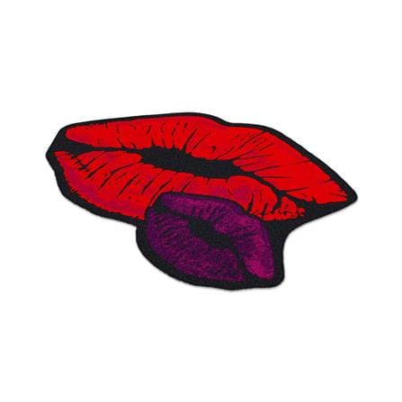 พรมเช็ดเท้าดักฝุ่น PRAW KISS ME 70X100 ซม. สีแดง_2