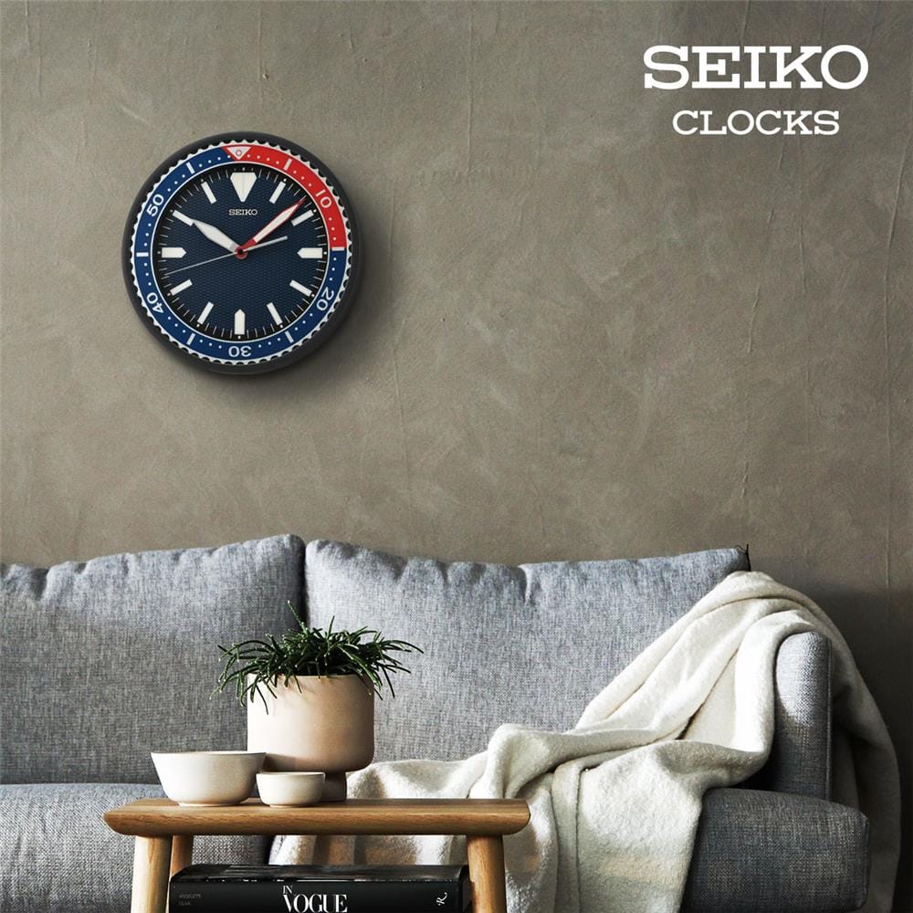 นาฬิกาแขวน SEIKO CLOCKS QXA791J 11.8 นิ้ว สีดำ