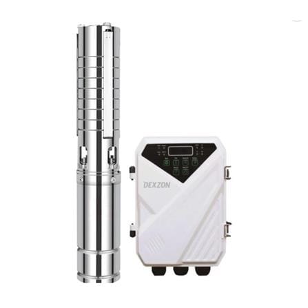 ปั๊มบาดาลโซลาร์เซลล์ DEXZON 4DSC5.2-101-110-1100 4 นิ้ว สายไฟ 50 ม._0