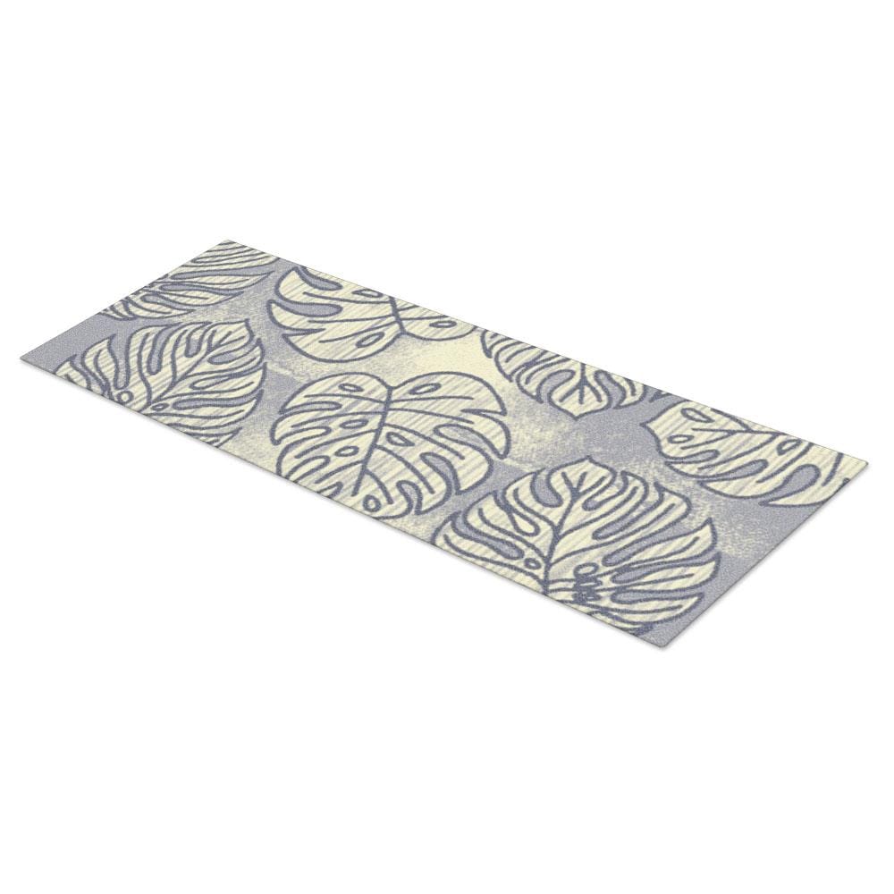 พรมเช็ดเท้าดักฝุ่น PRAW TROPICAL 70X190 ซม. สีเทา