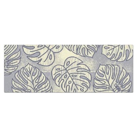พรมเช็ดเท้าดักฝุ่น PRAW TROPICAL 70X190 ซม. สีเทา_0