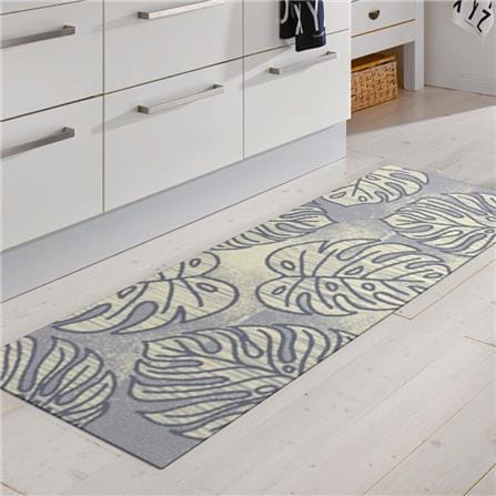 พรมเช็ดเท้าดักฝุ่น PRAW TROPICAL 70X190 ซม. สีเทา_5