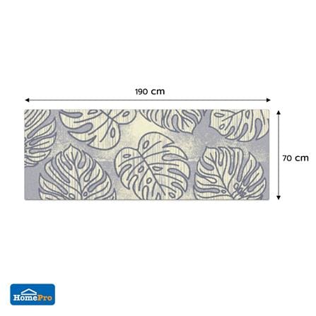 พรมเช็ดเท้าดักฝุ่น PRAW TROPICAL 70X190 ซม. สีเทา_7