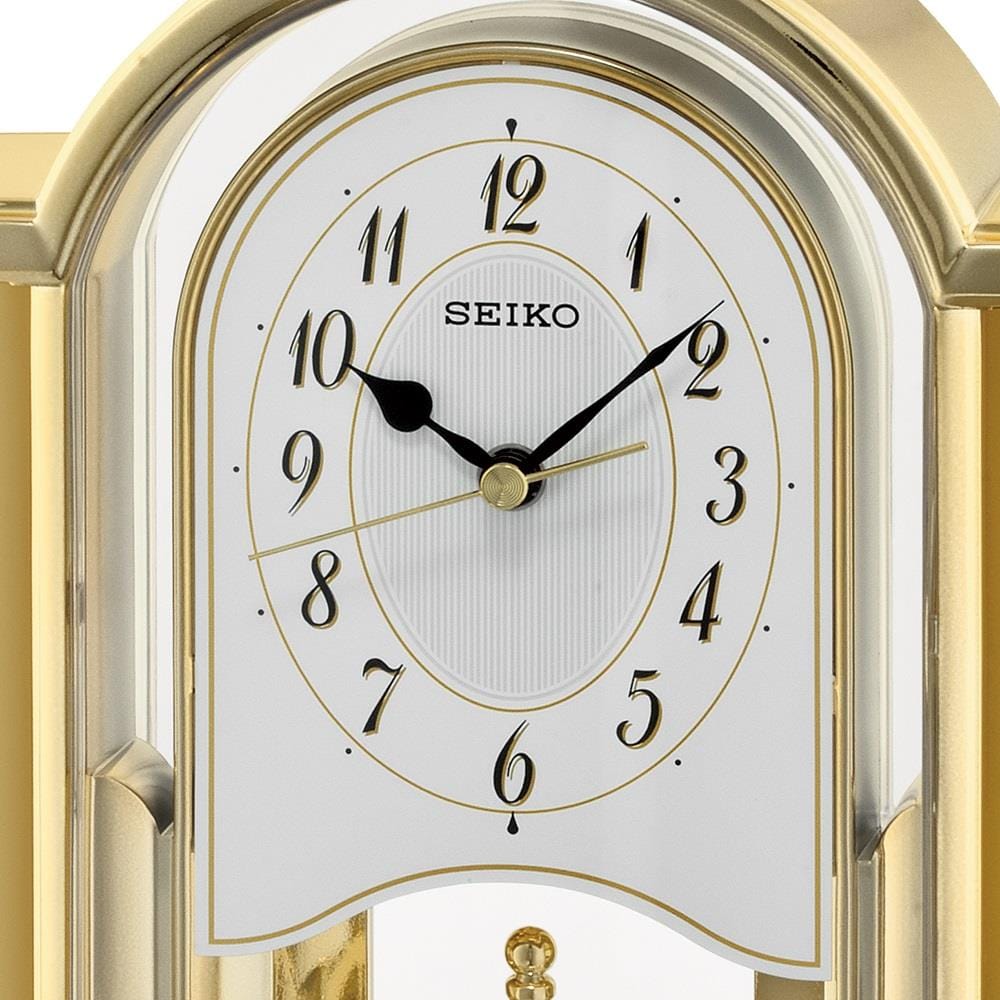 นาฬิกาตั้งโต๊ะ SEIKO CLOCKS QXN228G 10.4X8.2 นิ้ว สีทอง