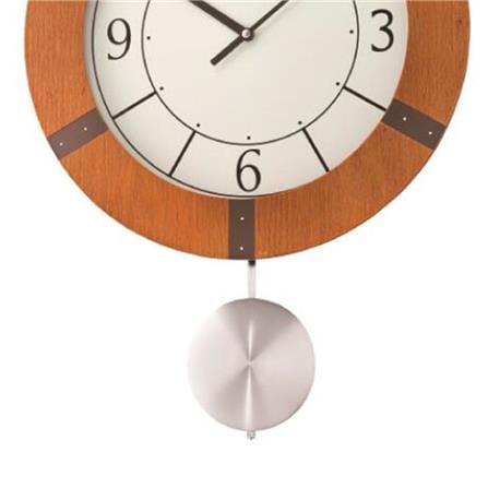 นาฬิกาแขวน SEIKO CLOCKS QXC241A 21.6X15.5 นิ้ว สีน้ำตาล_2