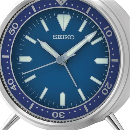 นาฬิกาตั้งโต๊ะ SEIKO CLOCKS QXE065L 4.3X3.9 นิ้ว สีเงิน_1