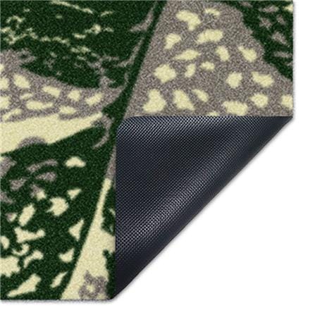 พรมเช็ดเท้าดักฝุ่น PRAW TROPICAL MONSTERA A 50X75 ซม. สีเขียว_4