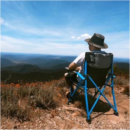 เก้าอี้สนาม NAVIGATOR THE NOWHERE CHAIR สีฟ้า/เทา_3