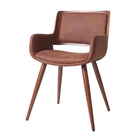 เก้าอี้ห้องอาหาร FURINTREND IVY 5-BROWN PU สีน้ำตาล_0