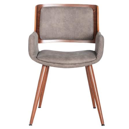 เก้าอี้ห้องอาหาร FURINTREND IVY 5-GREY PU สีเทา_1