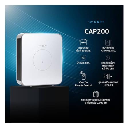 เครื่องเติมอากาศ CAPPLUS CAP200 80 ตารางเมตร_5