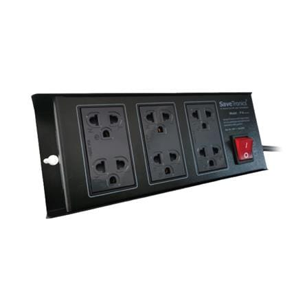 ปลั๊กไฟกันกระชาก 6 ช่อง 1 สวิตช์ SAVE TRONICS P-6(V2)-TIS 2 เมตร_2