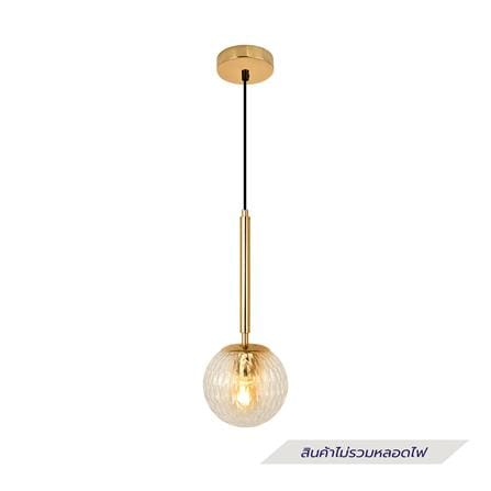 ไฟช่อ CARINI P2461050 สีทอง/ใส 1 หัว_0