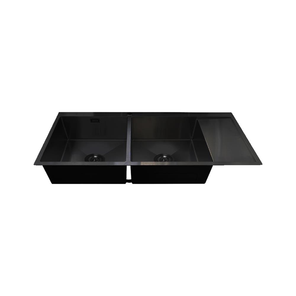 ซิงค์ฝัง 2 หลุม 1 ที่พัก TEKA TQ 2B1D PVD BLACK สีดำ