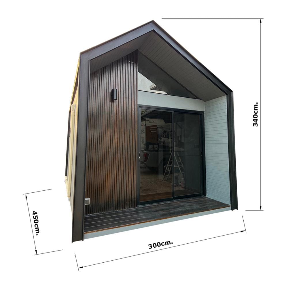 บ้านน็อคดาวน์ แบบ 5 นอร์ดิก T.C. GRANDHOME 3x4.5x3.4 ม.