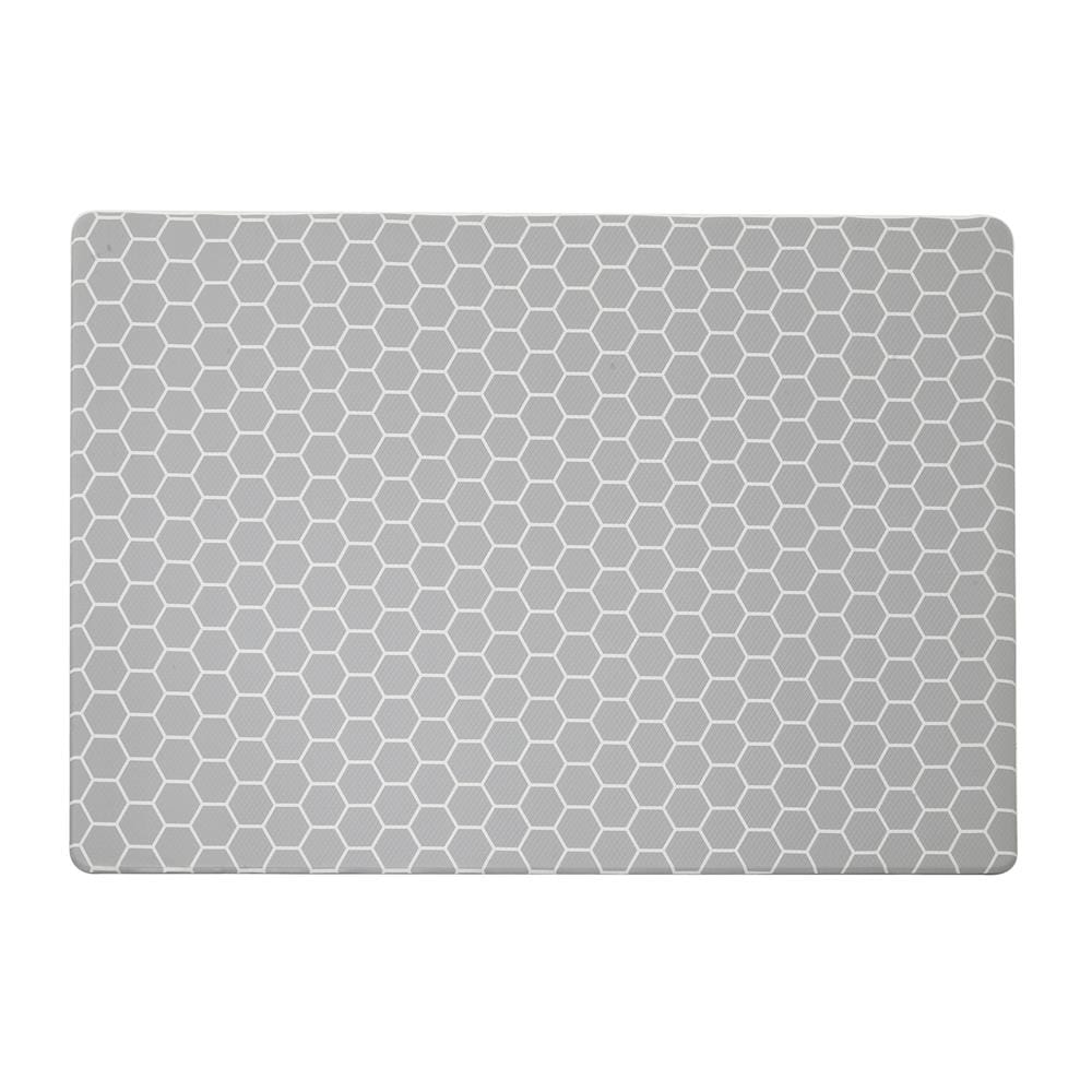แผ่นอเนกประสงค์ HOME LIVING STYLE HEXA 135X185 ซม. สีเทา_0