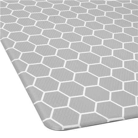 แผ่นอเนกประสงค์ HOME LIVING STYLE HEXA 135X185 ซม. สีเทา_5