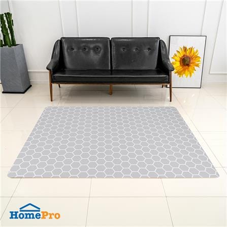 แผ่นอเนกประสงค์ HOME LIVING STYLE HEXA 135X185 ซม. สีเทา_8