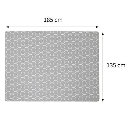 แผ่นอเนกประสงค์ HOME LIVING STYLE HEXA 135X185 ซม. สีเทา_10