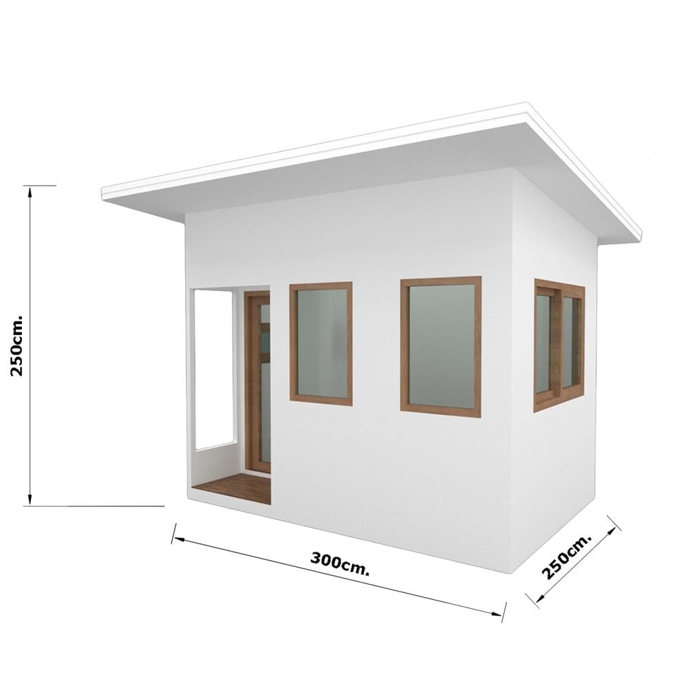 บ้านน็อคดาวน์ แบบ 3 โมเดิร์น T.C. GRANDHOME 3x2.5x2.5 ม.