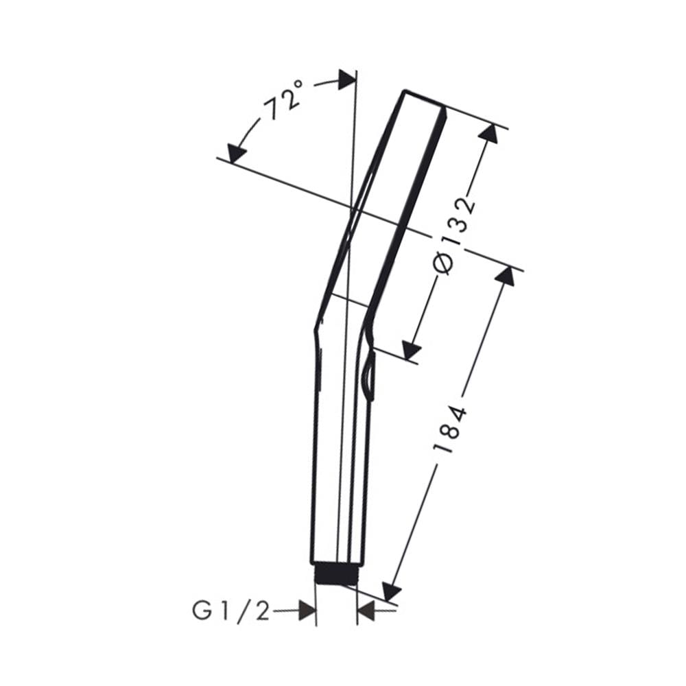 หัวฝักบัวสายอ่อน 3 ระดับ HANSGROHE HG26865670