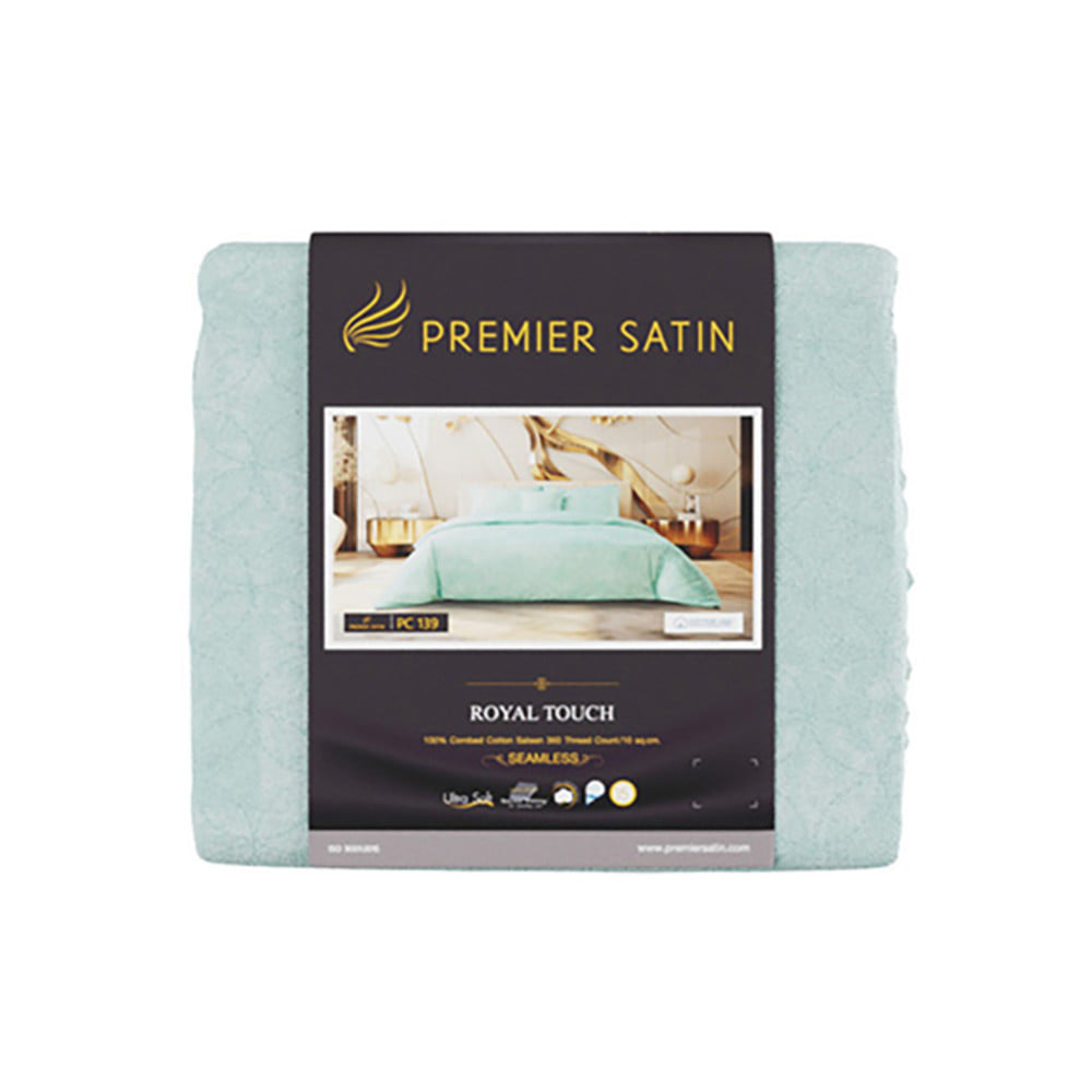 ชุดผ้าปูที่นอน 6 ฟุต (ชุด 3 ชิ้น) PREMIER SATIN ROYAL TOUCH PRINT PC139