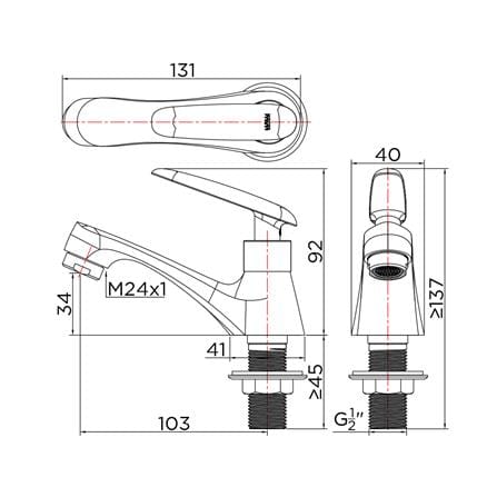 ก๊อกอ่างล้างหน้า KARAT FAUCET KF-48-100A-50_3