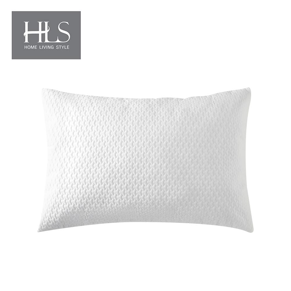 ปลอกหมอนหนุนกันเปื้อน HOME LIVING STYLE LUKA สีขาว