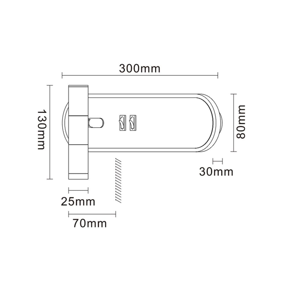 ไฟกิ่งภายใน LED CARINI MD3600 13 วัตต์ DAYLIGHT/COOL WHITE/WARM WHITE สีขาว/ดำ 1 หัว