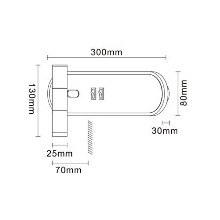 ไฟกิ่งภายใน LED CARINI MD3600 13 วัตต์ DAYLIGHT/COOL WHITE/WARM WHITE สีขาว/ดำ 1 หัว_5