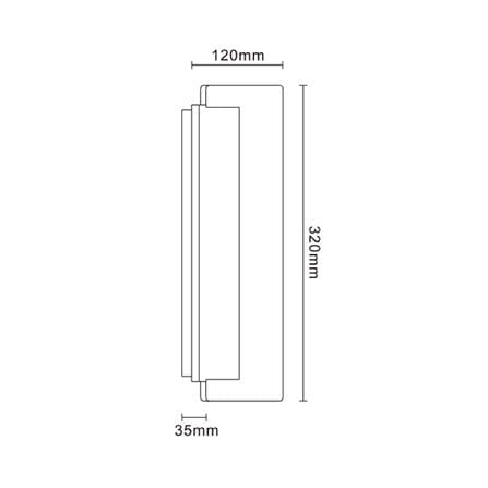 ไฟกิ่งภายใน LED CARINI MD3601 6 วัตต์ DAYLIGHT/COOL WHITE/WARM WHITE สีขาว/เงิน 1 หัว_5