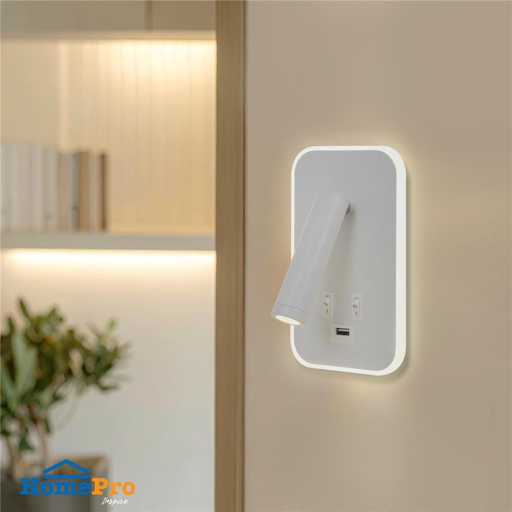 ไฟกิ่งภายใน LED CARINI MD3598 10 วัตต์ DAYLIGHT/COOL WHITE/WARM WHITE สีขาว 1 หัว