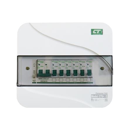 ชุดตู้คอนซูมเมอร์ยูนิต CTU-6 ช่อง เมนธรรมดา 50 แอมป์ CT ELECTRIC_0