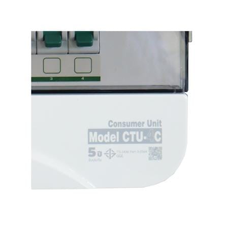 ชุดตู้คอนซูมเมอร์ยูนิต 4 ช่อง เมน 50 แอมป์ CT ELECTRIC CTU-4C_4
