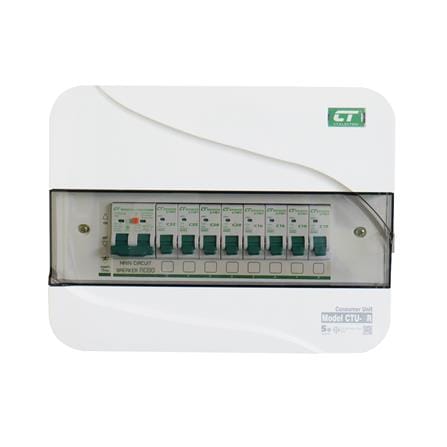 ชุดตู้คอนซูมเมอร์ยูนิต CTU-8 ช่อง เมนกันดูด RCBO 50 แอมป์ CT ELECTRIC_0