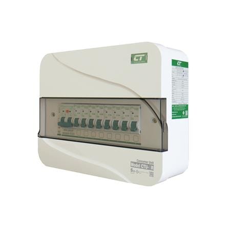 ชุดตู้คอนซูมเมอร์ยูนิต CTU-8 ช่อง เมนกันดูด RCBO 63 แอมป์ CT ELECTRIC_1