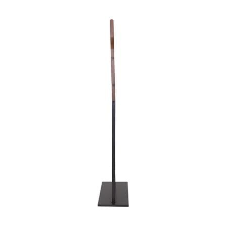 ราวแขวนผ้าพร้อมที่แขวนอเนกประสงค์ PLIM WALNUT 60ซม. สีดำ/วอลนัท_3