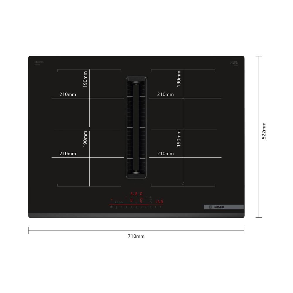 เตาฝังอินดักชั่น BOSCH PVQ731H26E 71 ซม.