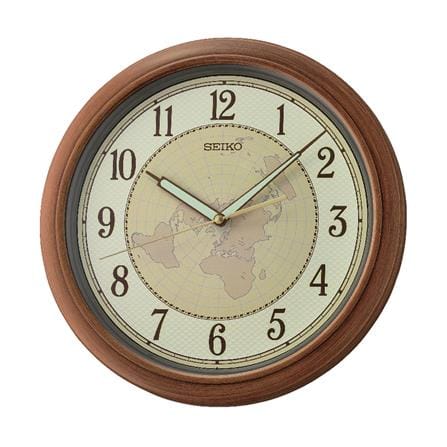 นาฬิกาแขวน SEIKO CLOCKS QXA825B 12.5 นิ้ว สีน้ำตาล