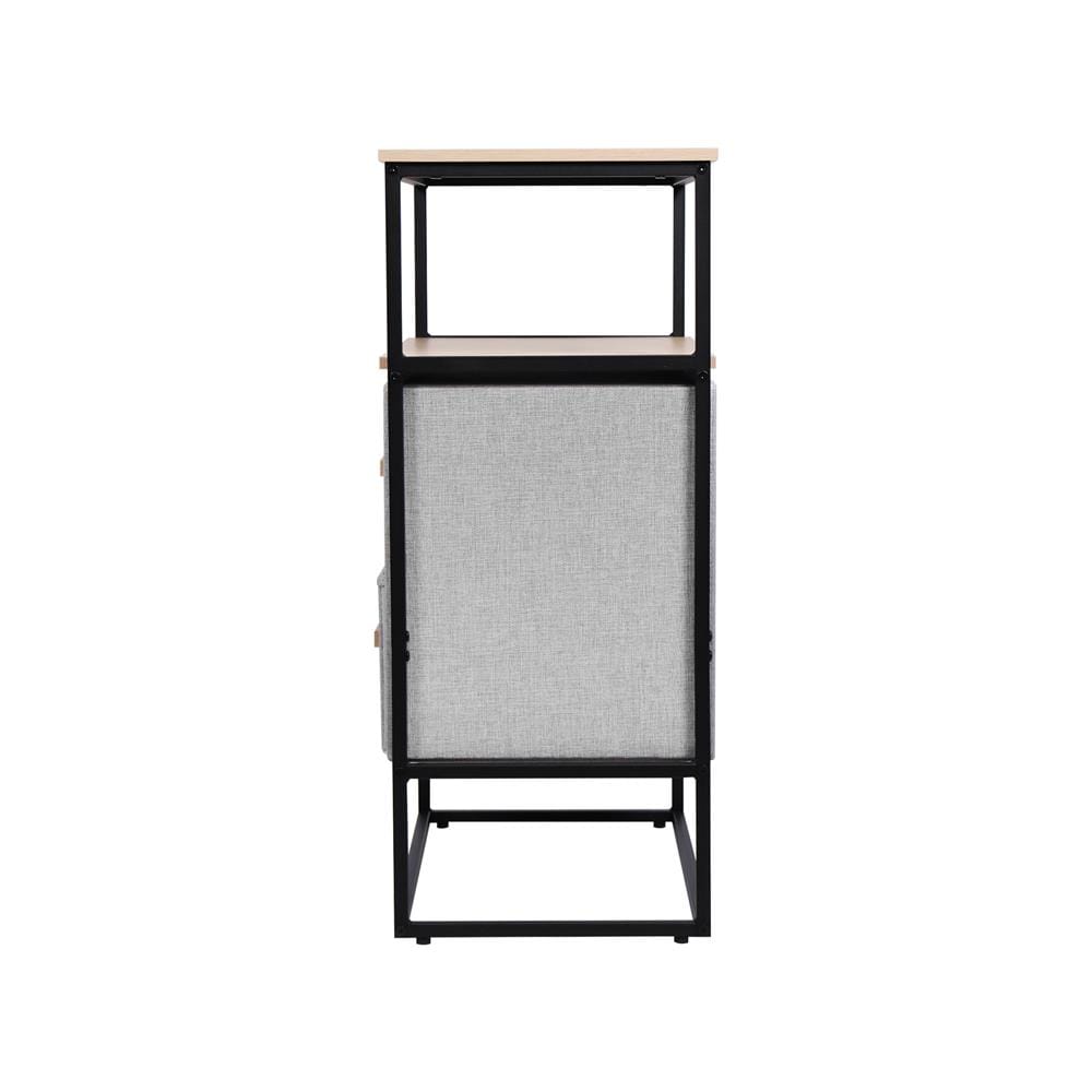 ชั้นลิ้นชักผ้า 2 ชั้น STACKO DIMI 60X34X80.8 ซม. สีเทา