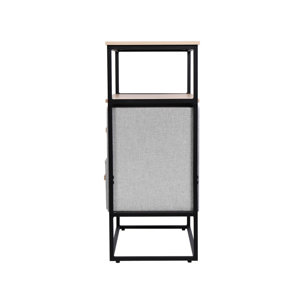 ชั้นลิ้นชักผ้า 2 ชั้น STACKO DIMI 60X34X80.8 ซม. สีเทา