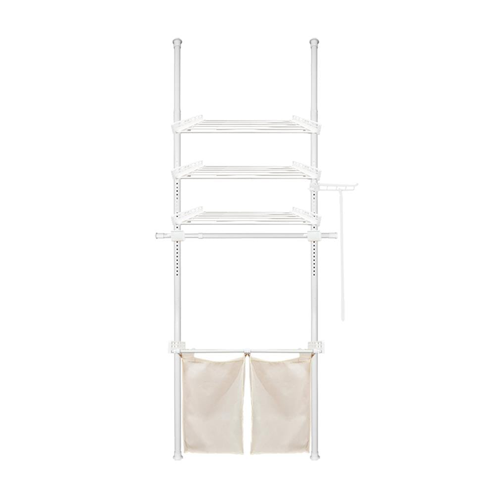 ราวแขวนผ้า TUGU R63PW 80x42.5x300 ซม. สีขาว