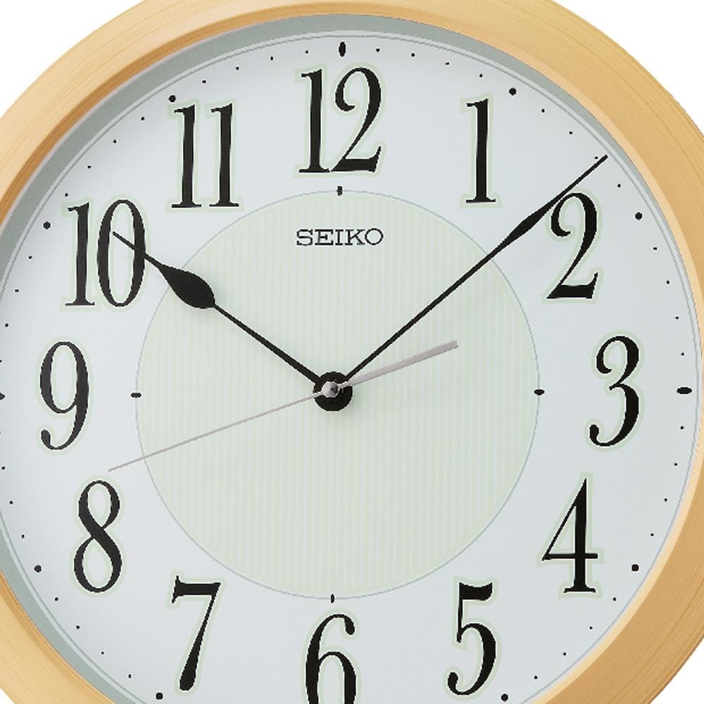 นาฬิกาแขวน SEIKO CLOCKS QXA824A 16 นิ้ว สีน้ำตาลอ่อน