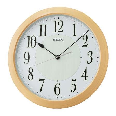 นาฬิกาแขวน SEIKO CLOCKS QXA824A 16 นิ้ว สีน้ำตาลอ่อน_0