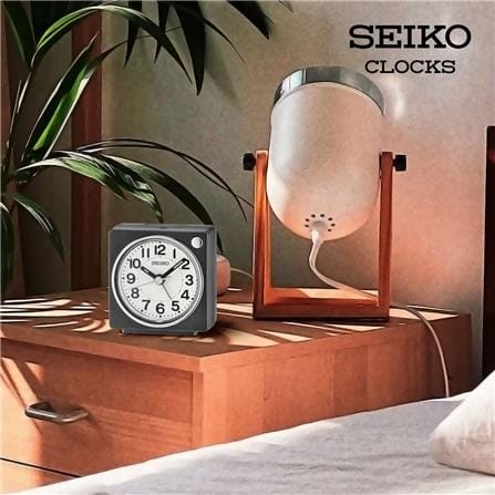 นาฬิกาปลุก SEIKO CLOCKS QHE196K 2.5 นิ้ว สีดำ_2