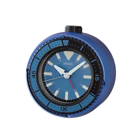 นาฬิกาปลุก SEIKO CLOCKS QHE207E 4X3.8 นิ้ว สีน้ำเงิน_0