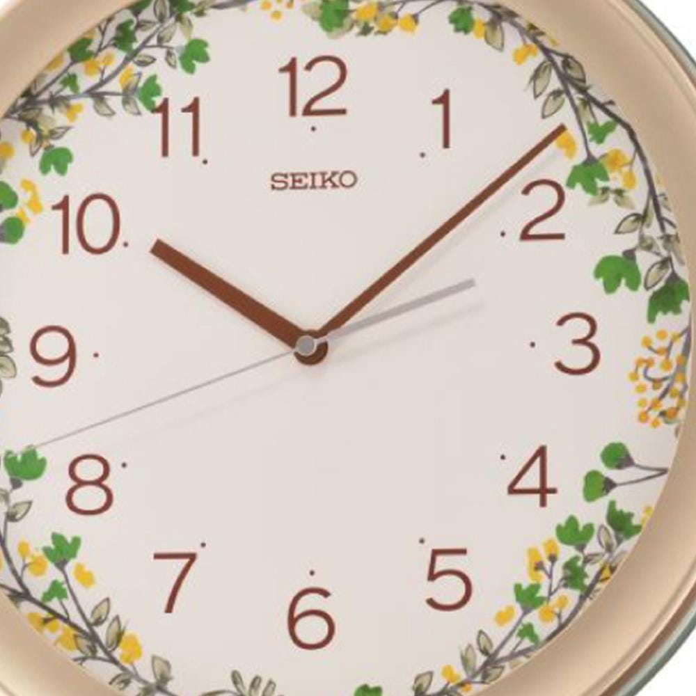 นาฬิกาแขวน SEIKO CLOCKS QXA777M 14.4 นิ้ว สีครีม